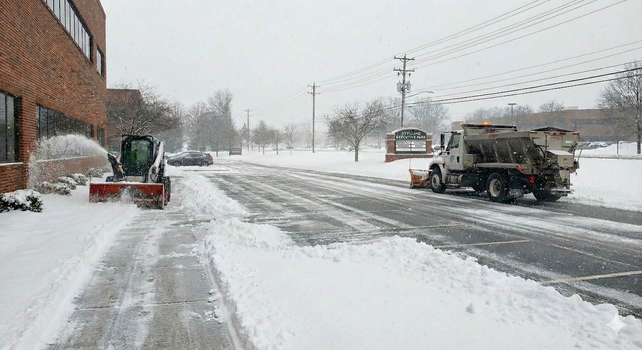 Snow removal with previous contract